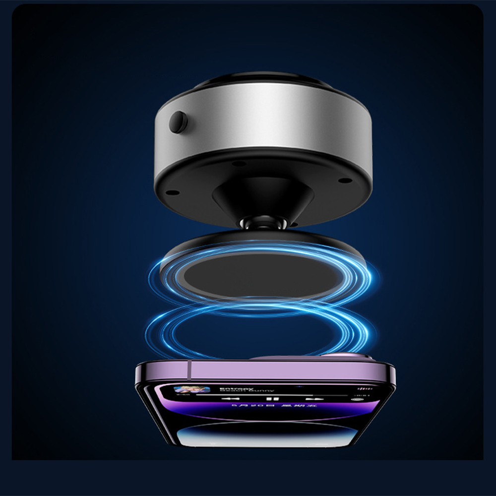 Suporte Magnético para Smartphone Hrebos - Vacuum Suction Pro Prata
