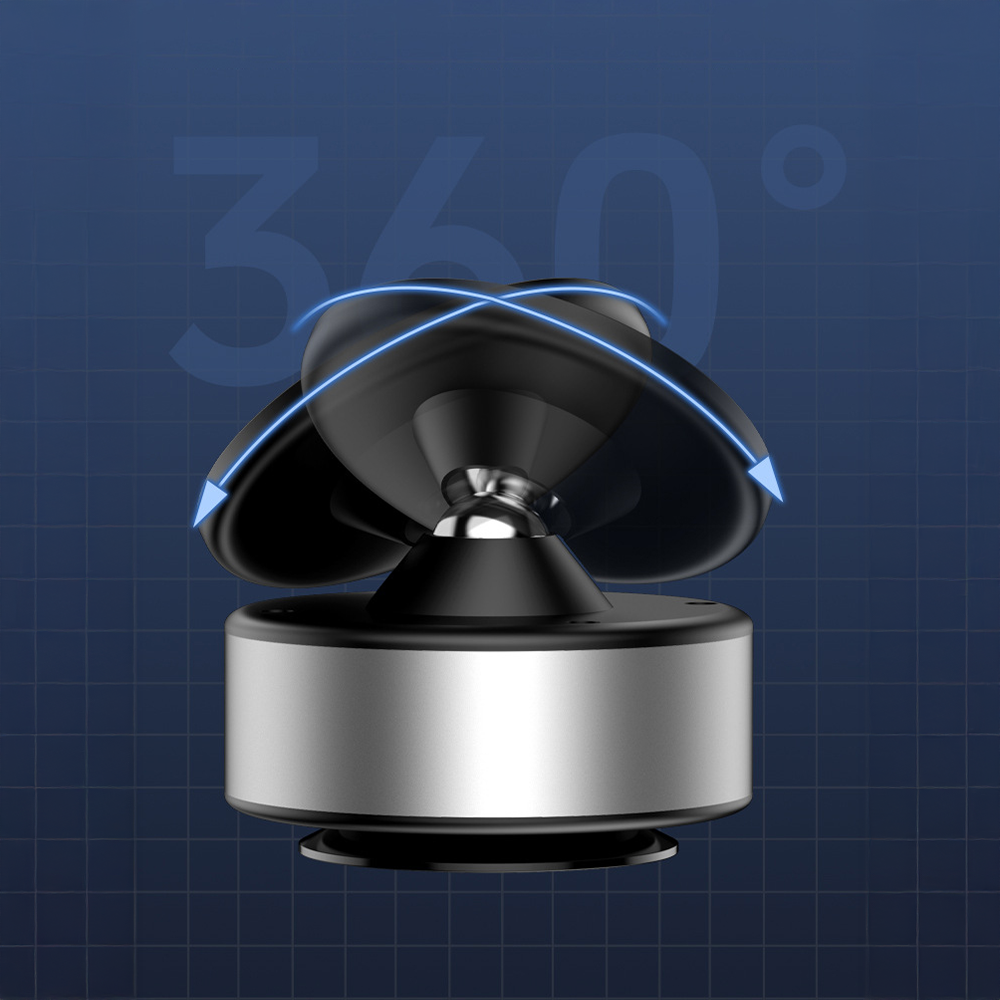 Suporte Magnético para Smartphone Hrebos - Vacuum Suction Pro Prata