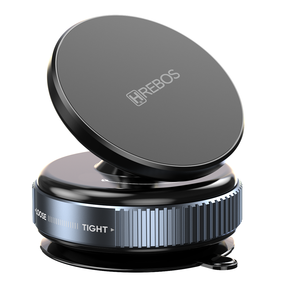 HREBOS Premium Suporte Magnético para smartphone Air Dock - Cinza