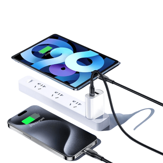 Cabo Original WiWU Concise 2 em 1 – Carregamento Rápido e Praticidade no Dia a Dia!