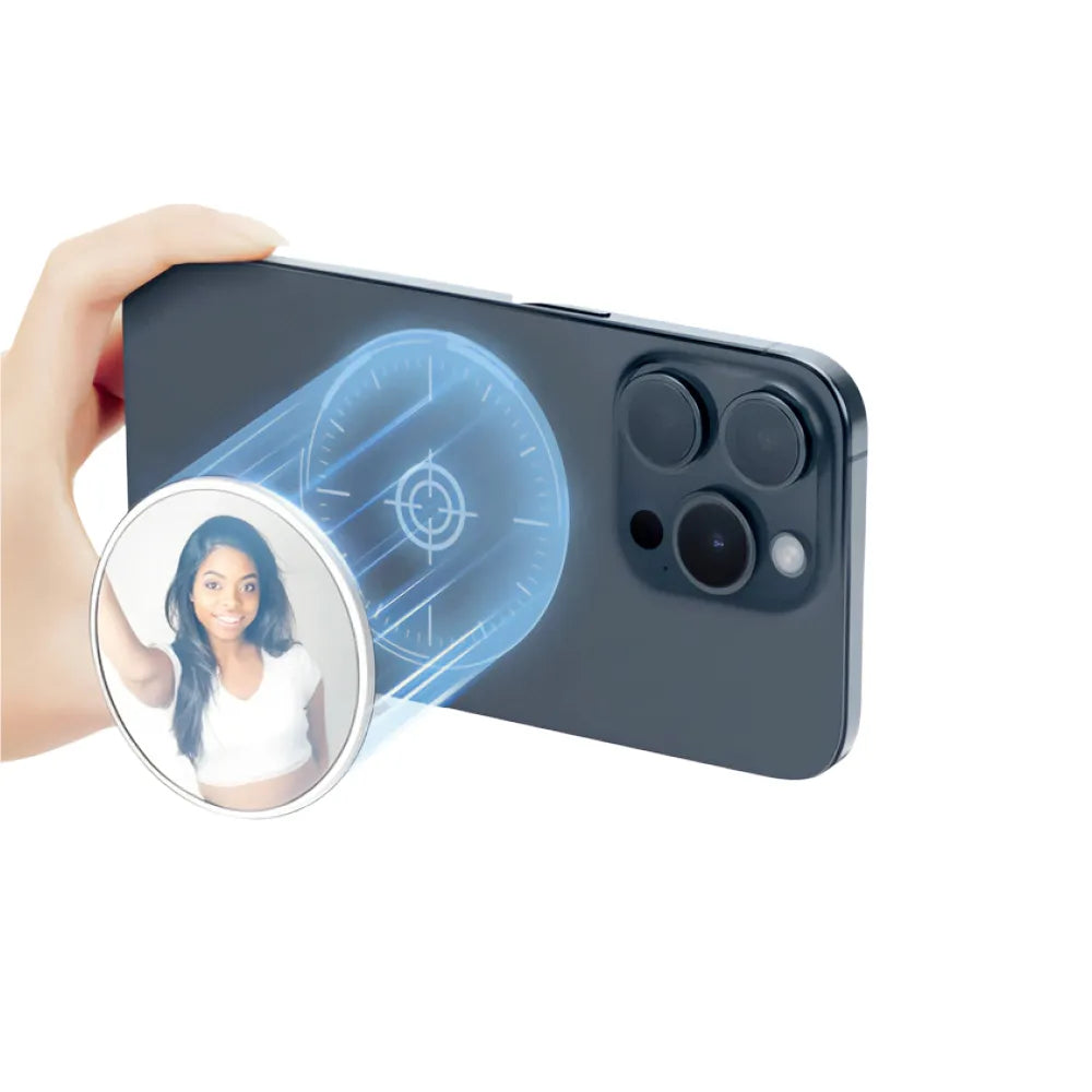 Espelho Selfie Magnético Hrebos para iPhone e Android – Branco