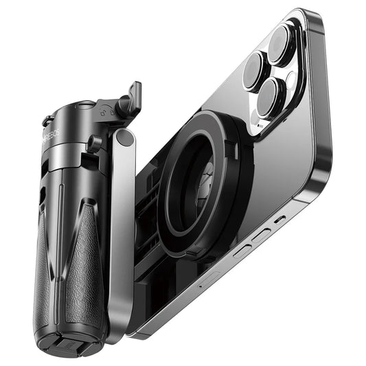 Mini Tripé Portátil Dobrável 4 em 1 Hrebos – Suporte Magnético para Celular